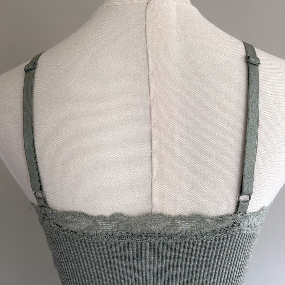 GYPSY & JADE Babydoll Lace Trim Cami Ruffle Hem Tank Y2K Coquette Fairy | S / M - Picture 8 of 10